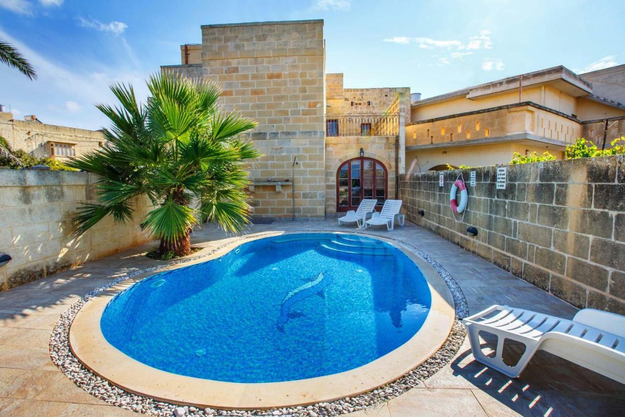 Il-Veduta Holiday Farmhouse With Sunny Private Pool In Island Of Gozo Għarb Eksteriør bilde